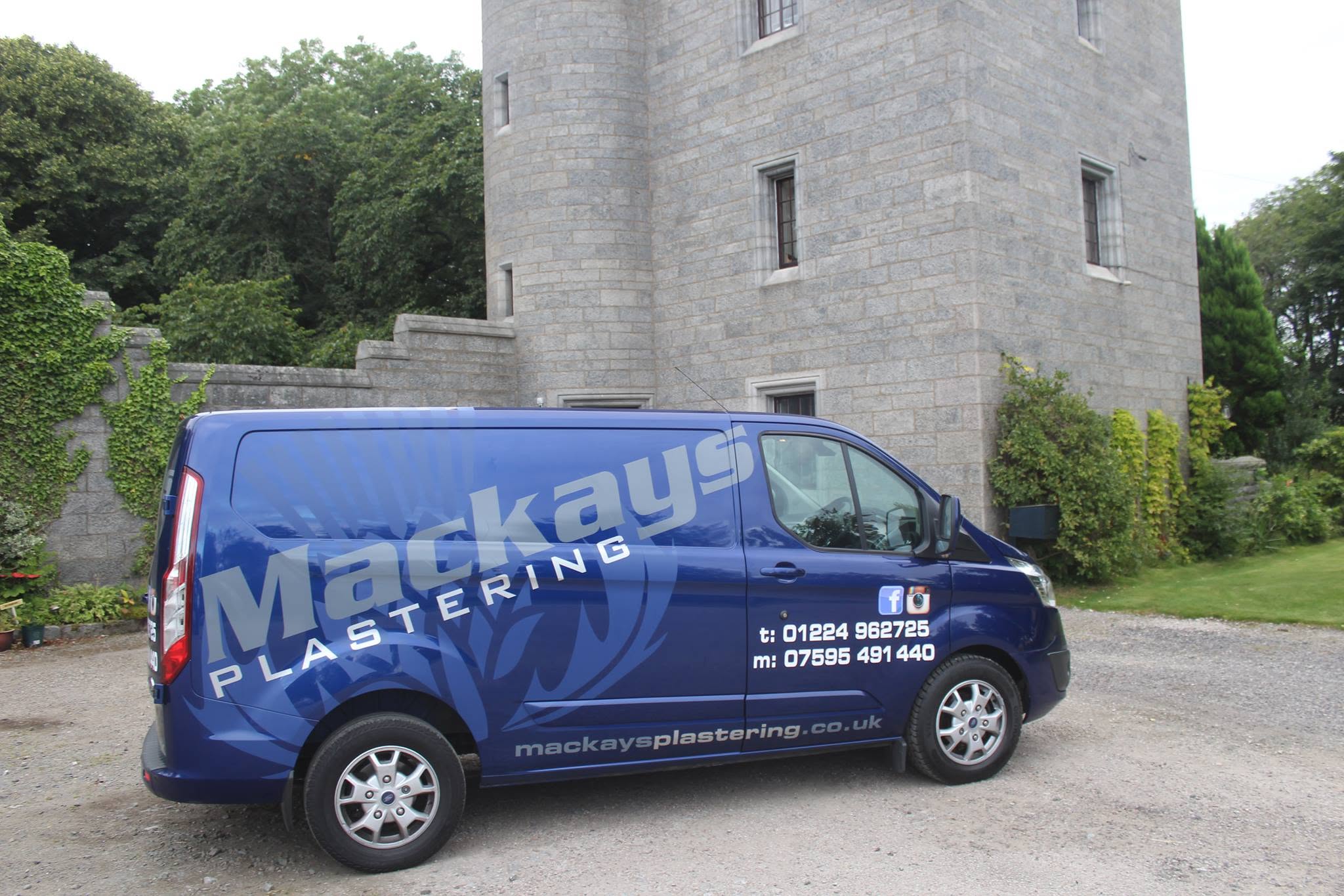Completed plastering job by Mackays Plastering