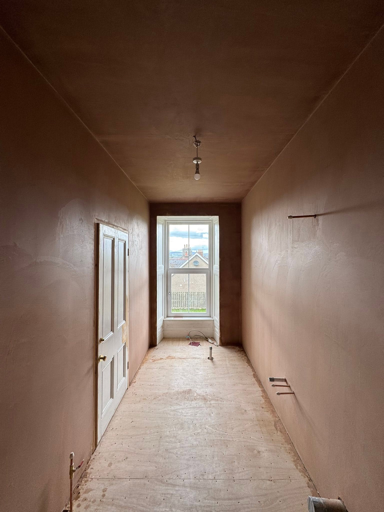 Completed plastering job by Mackays Plastering